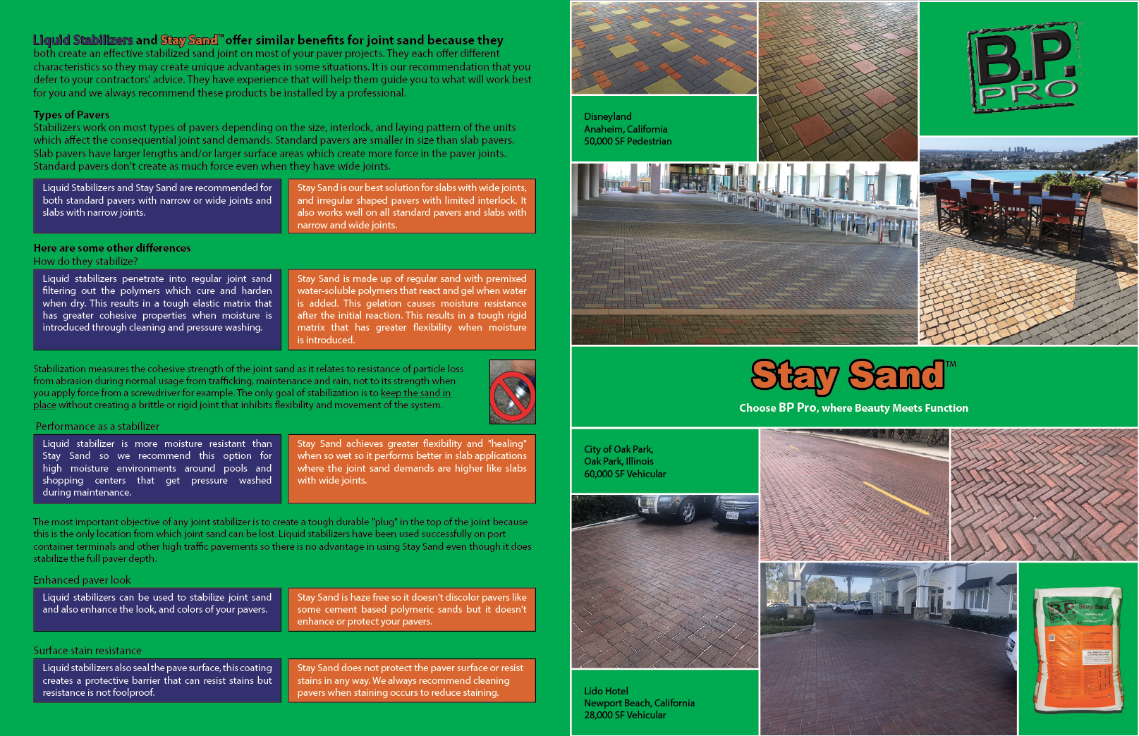 BP PRo Stay Sand Brochure - Outside