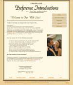 Preference Introductions - dating service website