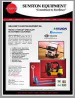 Forklift equipment – Website