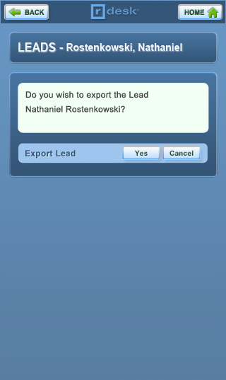 Mobile-Leads-Export